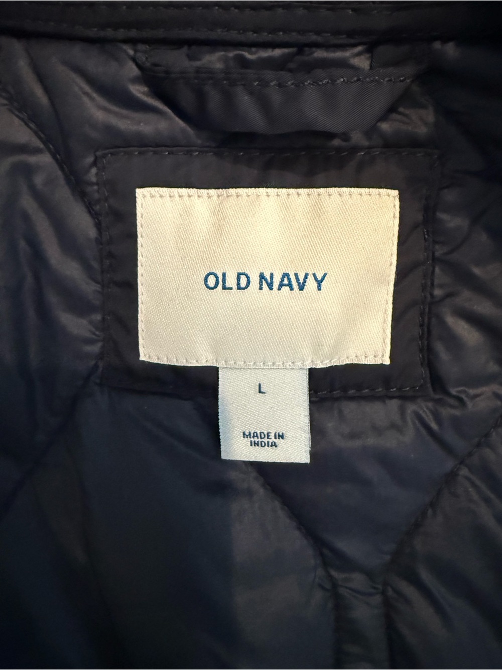 Old Navy Navy Quilted Bomber Jacket - Picture 4 of 4